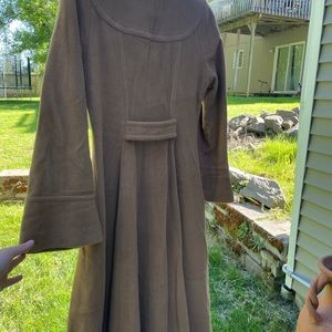 Pendleton Beige Long button pea coat